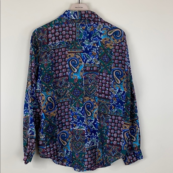 Vintage 100% silk top - Picture 8 of 8